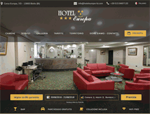 Tablet Screenshot of hoteleuropa-bi.com